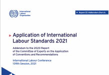 2021 Report on the application of international labour standards: Turkey Section